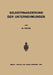 Selbstfinanzierung Der Unternehmungen by W. Prion
