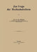 Zur Frage Der Hochschulreform by O. Lubarsch