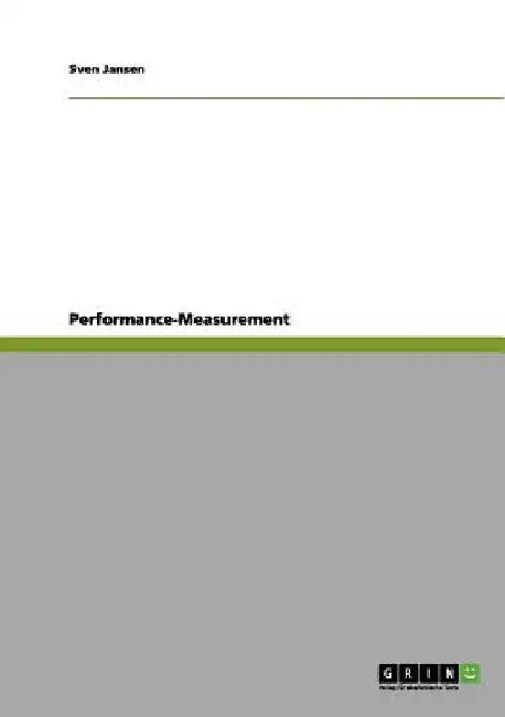 Performance-Measurement by Jansen, Sven