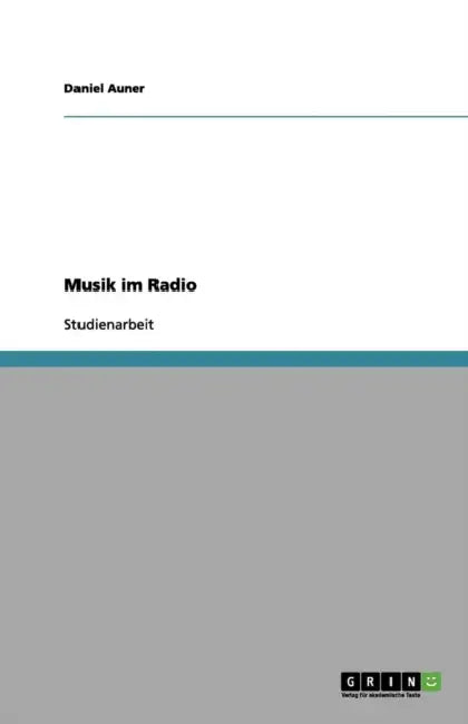 Musik im Radio by Daniel Auner