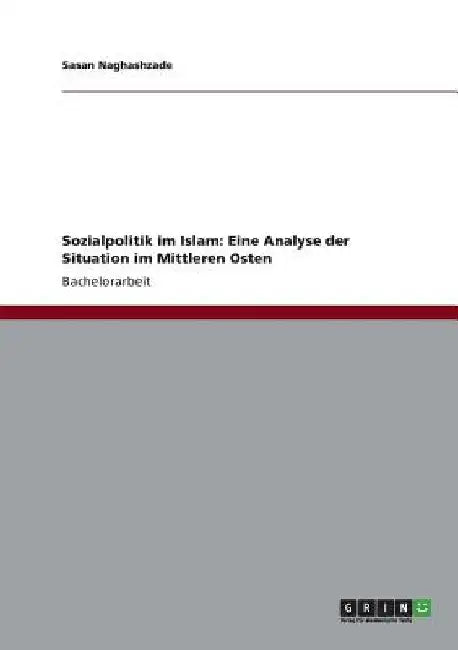 Sozialpolitik im Islam: Eine Analyse der Situation im Mittleren Osten by Naghashzade, Sasan