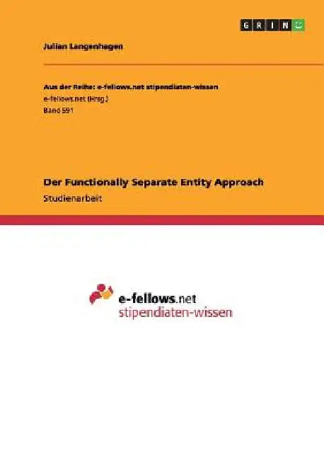 Der Functionally Separate Entity Approach by Langenhagen, Julian