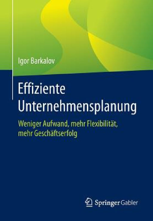 Effiziente Unternehmensplanung: Weniger Aufwand, Mehr Flexibilität, Mehr Geschäftserfolg by Igor Barkalov