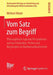 Vom Satz Zum Begriff: Philosophisch-Logische Perspektiven Auf Das Entdecken, Prüfen Und Begründen Im Mathematikunterricht by Michael Meyer