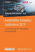 Automotive Acoustics Conference 2019: 5. Internationale Atz-Fachtagung Fahrzeugakustik by Wolfgang Siebenpfeiffer