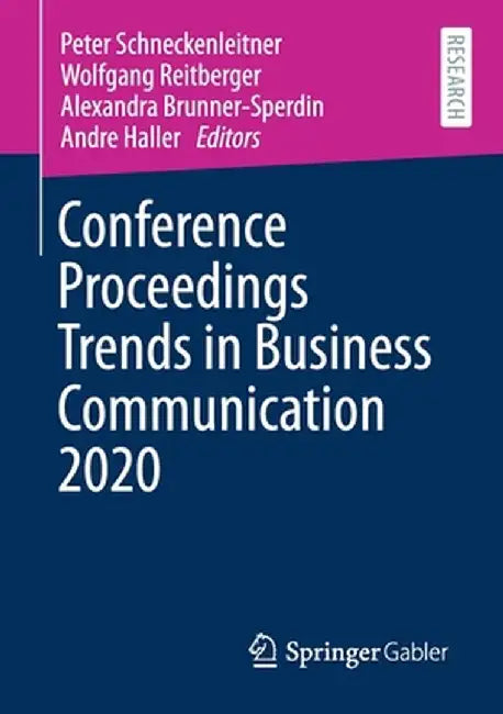 Conference Proceedings Trends in Business Communication 2020 by Peter Schneckenleitner