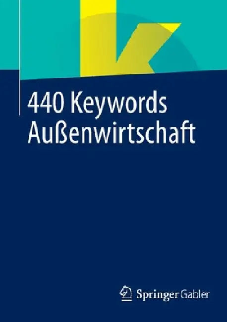 440 Keywords Außenwirtschaft by Springer Fachmedien Wiesbaden