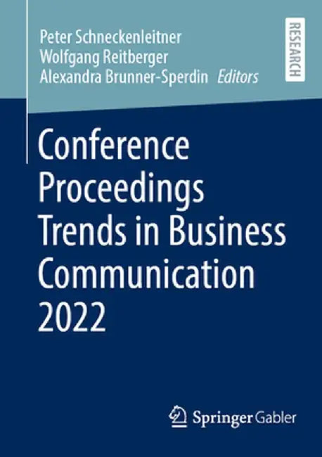 Conference Proceedings Trends in Business Communication 2022 by Peter Schneckenleitner