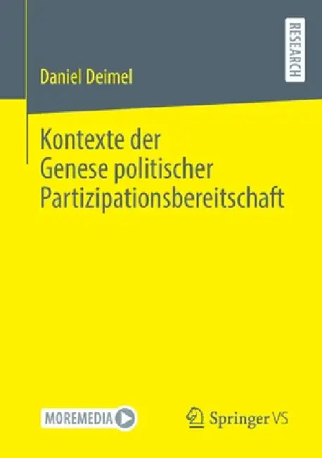 Kontexte Der Genese Politischer Partizipationsbereitschaft by Daniel Deimel