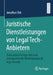 Juristische Dienstleistungen Von Legal Tech-Anbietern: Zulässigkeit de Lege Lata Und Rechtspolitische Überlegungen de Lege Ferenda by Jonathan Och