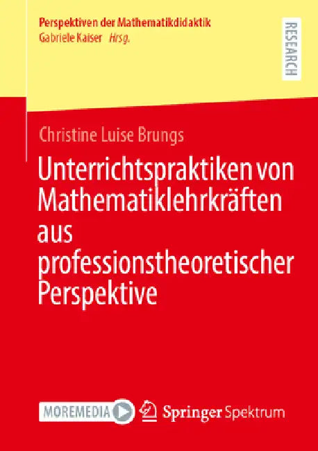 Unterrichtspraktiken Von Mathematiklehrkräften Aus Professionstheoretischer Perspektive by Christine Luise Brungs