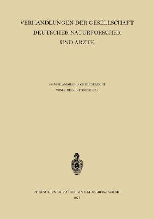 Verhandlungen Der Gesellschaft Deutscher Naturforscher Und Ärzte by Kenneth A. Loparo