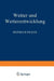 Wetter Und Wetterentwicklung by Heinrich Ficker