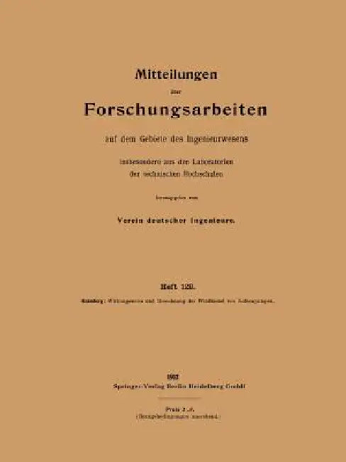 Wirkungsweise Und Berechnung Der Windkessel Von Kolbenpumpen by Anton Gramberg