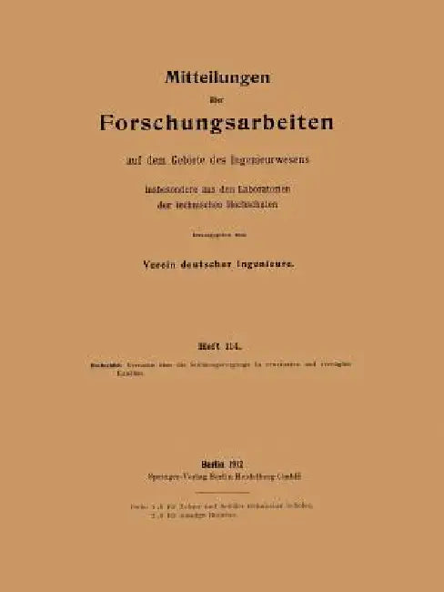 Mitteilungen Über Forschungsarbeiten Insbesondere Aus Den Laboratorien Der Technischen Hochschulen: Insbesondere Aus Den Laboratorien Der Technischen by Heinrich Hochschild
