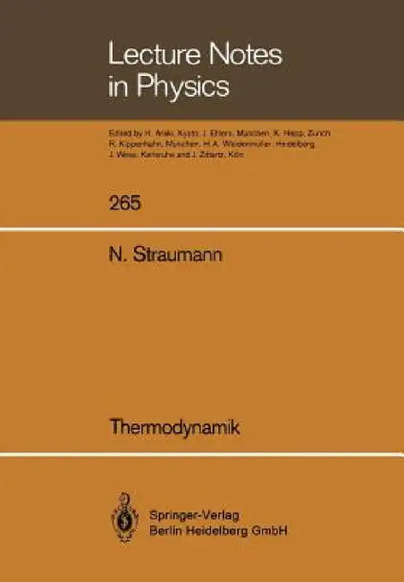 Thermodynamik by Norbert Straumann