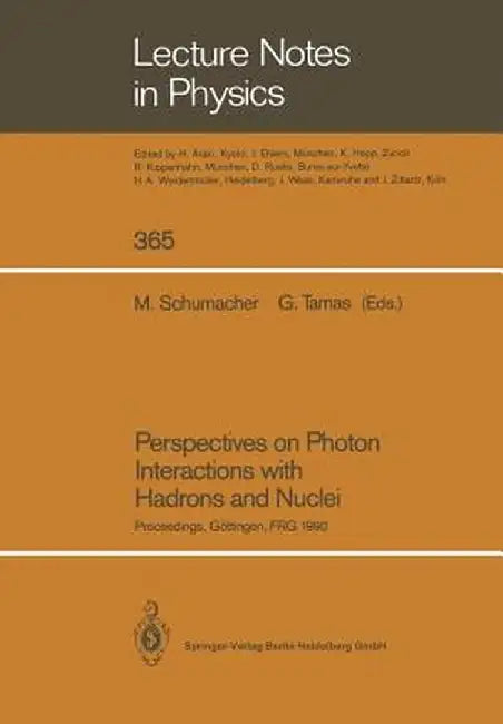 Perspectives on Photon Interactions with Hadrons and Nuclei: Proceedings of a Workshop Held at Göttingen, Frg on 20 and 21 February 1990 by Martin Schumacher