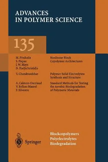 Blockcopolymers, Polyelectrolytes, Biodegradation by V. Bellon-Maurel