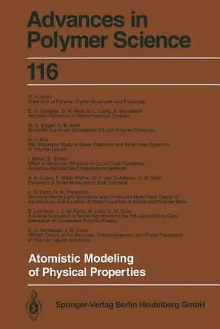 Atomistic Modeling of Physical Properties by Lucien Monnerie