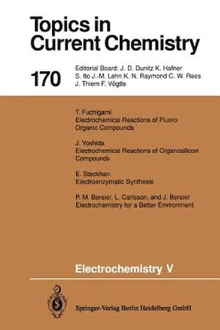 Electrochemistry V by Eberhard Steckhan