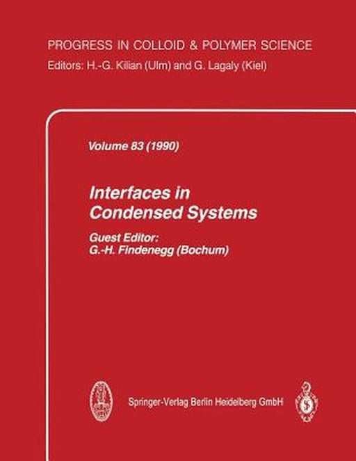 Interfaces in Condensed Systems by G. Findenegg