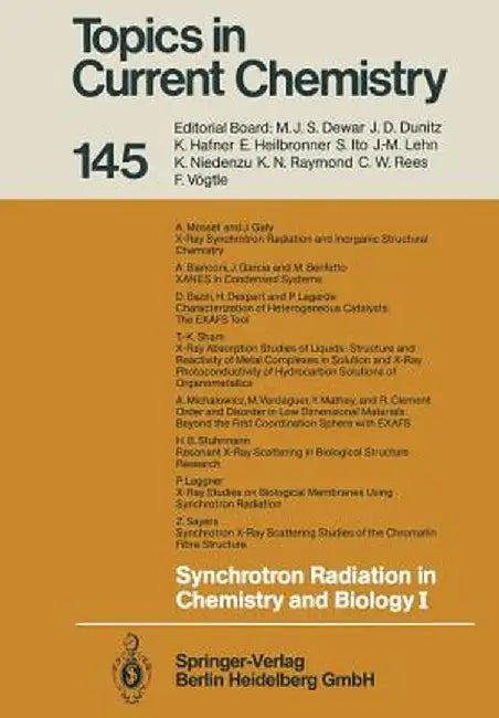 Synchrotron Radiation in Chemistry and Biology I by D. Bazin
