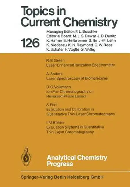 Analytical Chemistry Progress by A. Anders