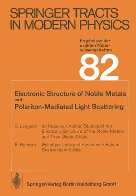 Electronic Structure of Noble Metals and Polariton-Mediated Light Scattering by B. Bendow