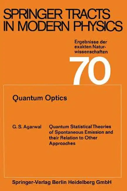 Ergebnisse Der Exakten Naturwissenschaften by G. S. Agarwal
