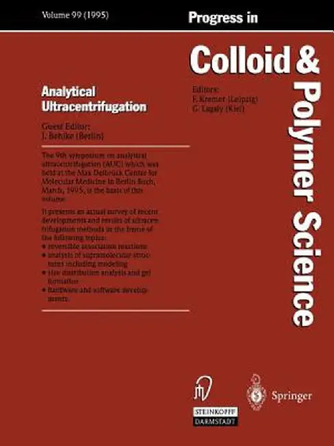Analytical Ultracentrifugation by Joachim Behlke