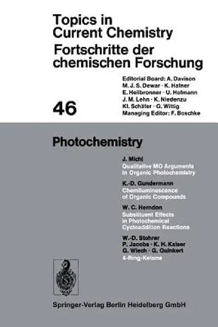 Photochemistry by Josef Michl