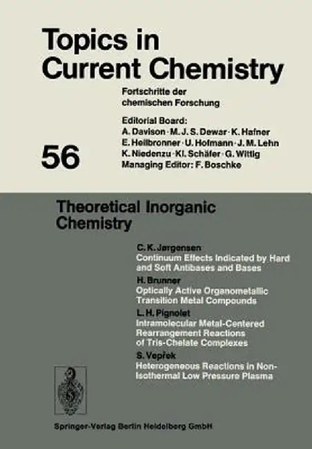 Theoretical Inorganic Chemistry by Kendall N. Houk