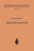 Absolute Analysis by Frithjof Nevanlinna, Rolf Nevanlinna