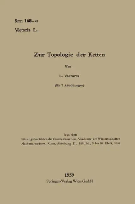 Zur Topologie der Ketten by Leopold Vietoris