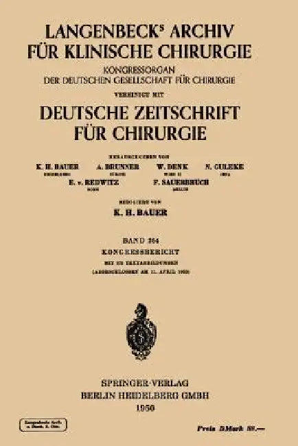 Verhandlungen Der Deutschen Gesellschaft Für Chirurgie by H. Schaefer