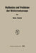Methoden Und Probleme Der Wettervorhersage by Heinz Reuter
