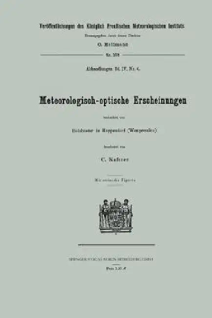 Meteorologisch-Optische Erscheinungen by Carl Kassner