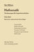 Mathematik: Vorlesungen für Ingenieurschulen by Gert Böhme