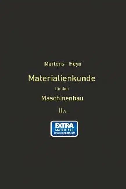 Handbuch Der Materialienkunde Für Den Maschinenbau by Adolf Martens