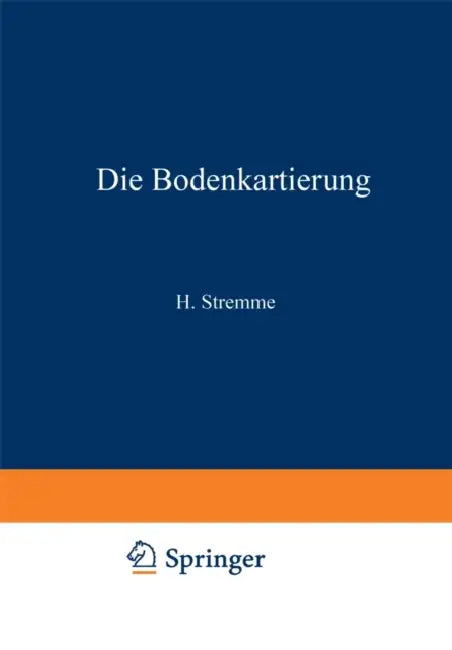 Die Bodenkartierung by Fritz Giesecke, Edwin Blanck