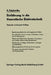 Einführung in die theoretische Elektrotechnik by Karl Küpfmüller