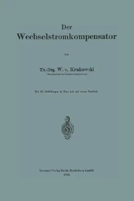 Der Wechselstromkompensator by Waldemar Von Krukowski