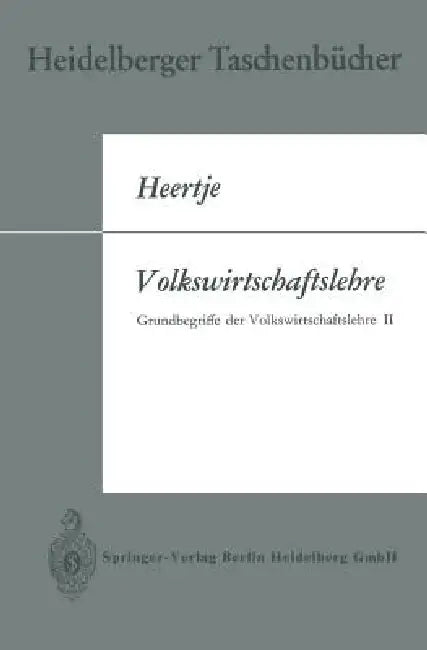 Volkswirtschaftslehre: Grundbegriffe Der Volkswirtschaftslehre II by Horst Hanusch, Thomas Kuhn, Uwe Cantner