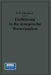 Einführung in Die Synoptische Wetteranalyse by S. P. Chromow