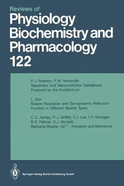 Reviews of Physiology, Biochemistry and Pharmacology by M. P. Blaustein