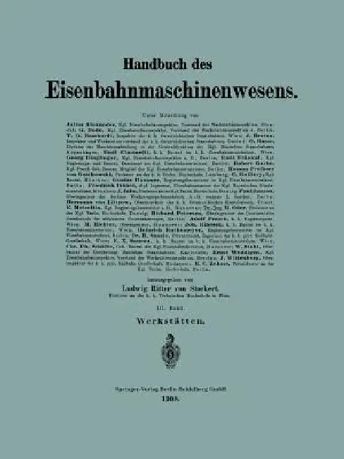 Werkstätten by G. Bode, J. Brotan, O. Busse