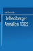 Helfenberger Annalen 1905: Band XVIII by Eugen Dieterich