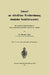 Entwurf Zur Einheitlichen Werthbestimmung Chemischer Desinfektionsmittel: Mit Besonderer Berücksichtigung Der Neueren Physikalisch-Chemischen Theorien by Theodor Paul