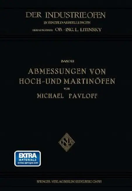 Abmessungen Von Hoch- Und Martinöfen by Michael Pavloff