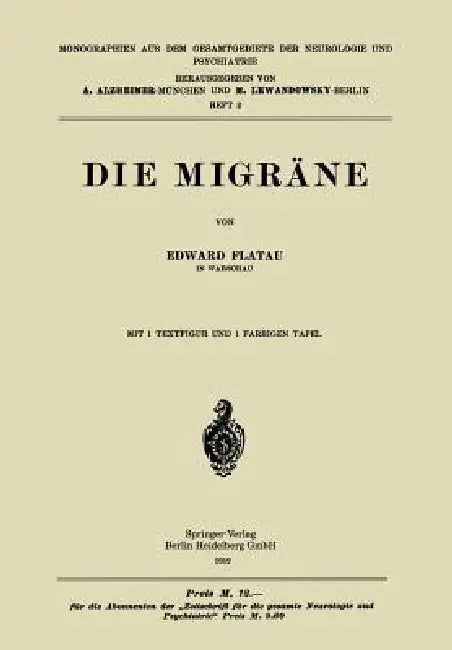 Die Migräne by Eduard Flatau